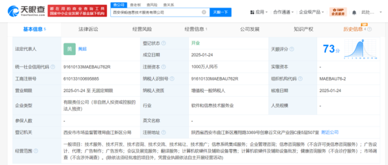 螞蟻集團西安成立信息技術服務公司，注冊資本1000萬布局軟硬件批發